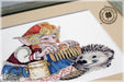 Elf with Hedgehog SP-04 Counted Cross-Stitch Kit - Wizardi