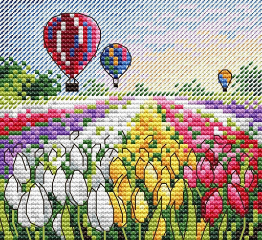 Evening in Holland SM-433 Counted Cross Stitch Kit - Wizardi