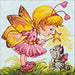 Fairy with Kitten CS2496 15.7 x 15.7 inches Crafting Spark Diamond Painting Kit - Wizardi