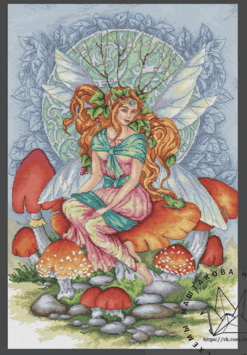 Fantasy Fairyland - PDF Cross Stitch Pattern - Wizardi