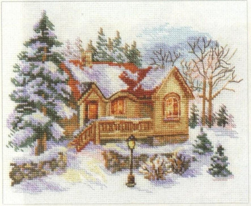 February house 3-22 Counted Cross-Stitch Kit - Wizardi