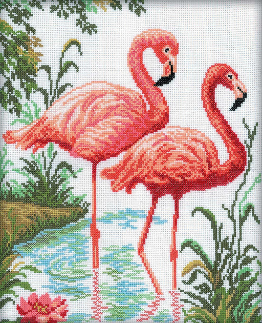 Flamingo M106 Counted Cross Stitch Kit - Wizardi