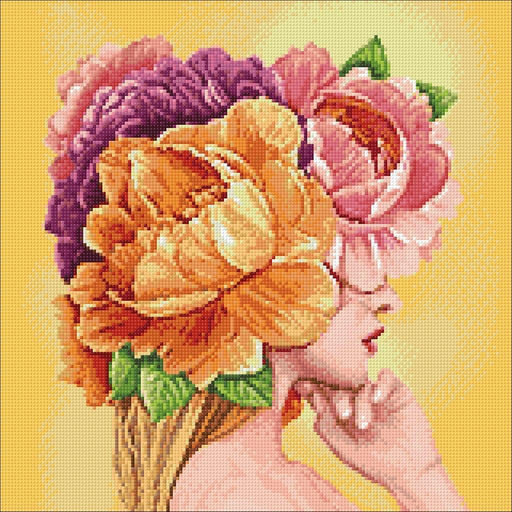 Flower Affection CS2527 15.7 x 15.7 inches Crafting Spark Diamond Painting Kit - Wizardi