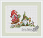 Forest Couple Dwarfs - PDF Cross Stitch Pattern - Wizardi