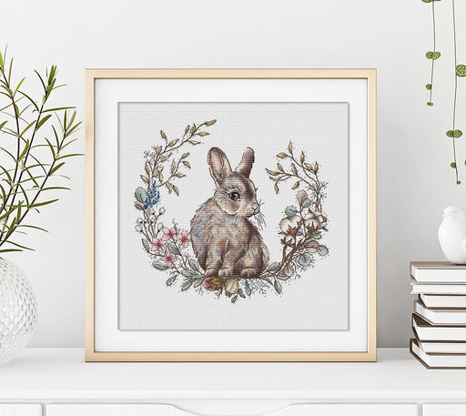 Forest Dweller. Rabbit - PDF Cross Stitch Pattern - Wizardi