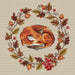Fox in the autumn wreath - PDF Cross Stitch Pattern - Wizardi