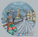 France. Christmas in Paris - PDF Cross Stitch Pattern - Wizardi