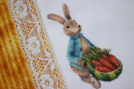 Funny bunny Cross stitch pattern Rabbit Cross Stitch pdf Modern cross stitch pattern Nursery cross stitch Woodland cross stitch Carrot - Wizardi