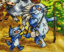 Funny Guys with Blue Cats - PDF Cross Stitch Pattern - Wizardi