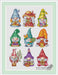 Garden Dwarfs - PDF Cross Stitch Pattern - Wizardi