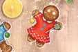 Gingerbread Cookie SR-583 Plastic Canvas Counted Cross Stitch Kit - Wizardi