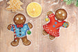 Gingerbread Cookie SR-583 Plastic Canvas Counted Cross Stitch Kit - Wizardi