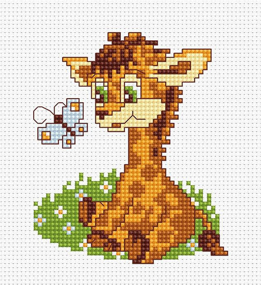 Giraffe Cross Stitch Kit for Beginners