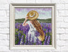 Girl in Lavender Field CS2626 7.9 x 7.9 inches Crafting Spark Diamond Painting Kit - Wizardi