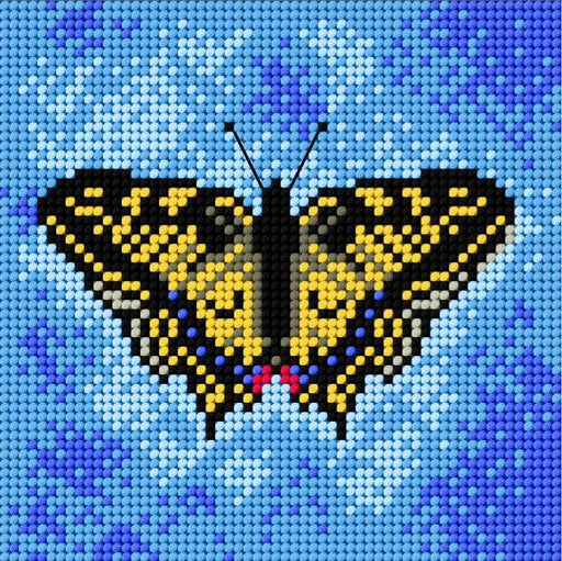 Gobelin canvas for halfstitch without yarn Butterfly - Wizardi