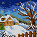 Gobelin canvas for halfstitch without yarn Four Seasons - Winter 2479D - Wizardi