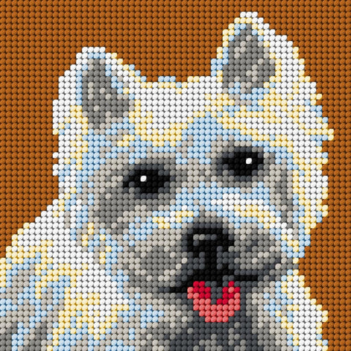 Gobelin canvas for halfstitch without yarn West Highland White Terrier 2722D - Wizardi