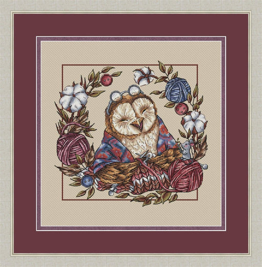 Granny Owl - PDF Cross Stitch Pattern - Wizardi