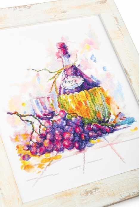 Grape wine M615 Counted Cross Stitch Kit - Wizardi