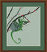 Green Dragon - PDF Free Cross Stitch Pattern - Wizardi