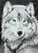 Grey Wolf CS086 10.6 x 14.9 inches Wizardi Diamond Painting Kit - Wizardi