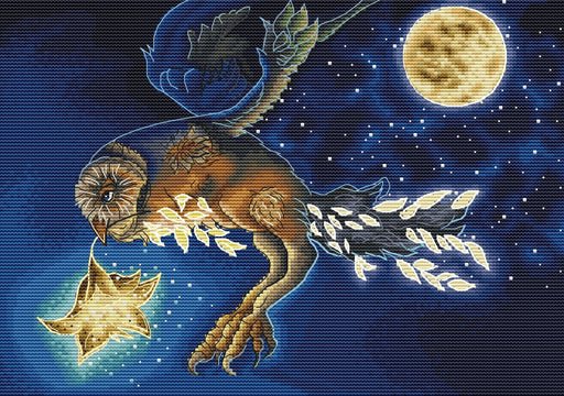 Guardian of the Night - PDF Cross Stitch Pattern - Wizardi