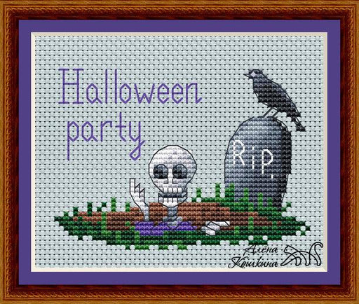 Halloween Free Pattern - PDF Cross Stitch Pattern - Wizardi
