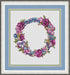 Handmade Wreath - PDF Cross Stitch Pattern - Wizardi