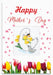 Happy Mother's Day Post Card SP-104L Counted Cross-Stitch Kit - Wizardi