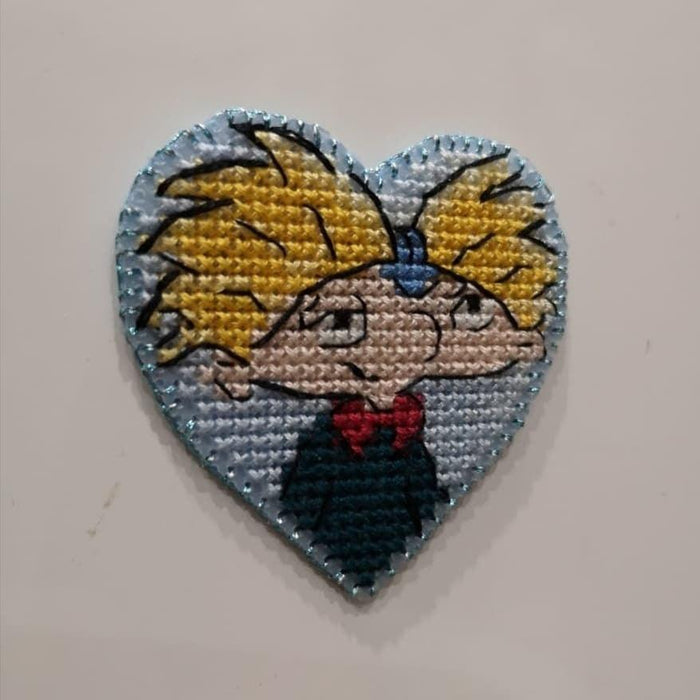 Hey Arnold - Free PDF Cross Stitch Pattern - Wizardi