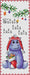 Hippo Bookmark - PDF Cross Stitch Pattern - Wizardi