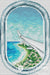 Holiday Time. Tropics. Wing of Plane - Free PDF Cross Stitch Pattern - Wizardi