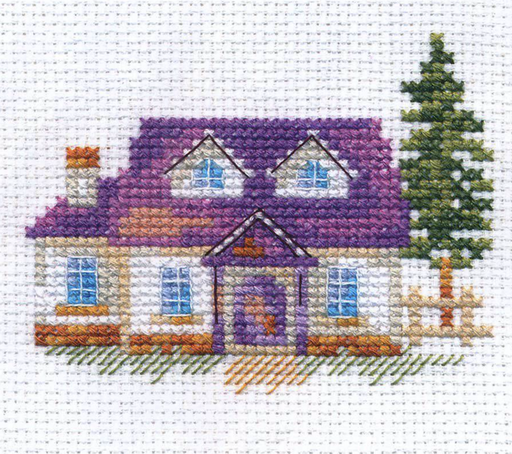 House in the Forest 0-153 Counted Cross-Stitch Kit - Wizardi