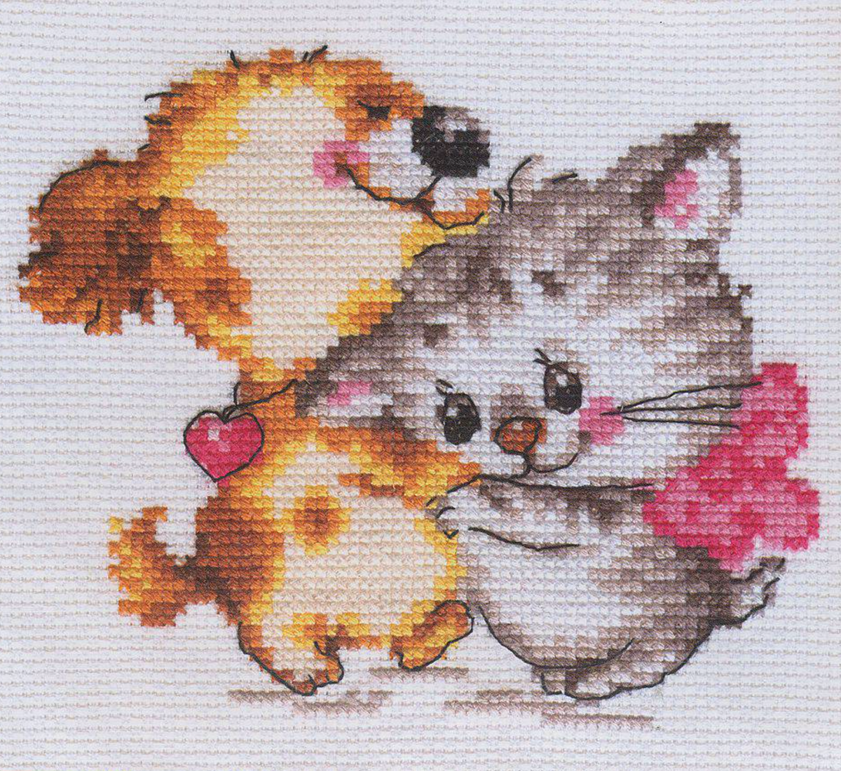 Cross-stitch design Needlewoman accessories - Free Cross-stitch patterns