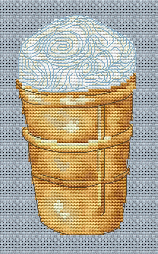 Ice Cream - Free PDF Cross Stitch Pattern - Wizardi
