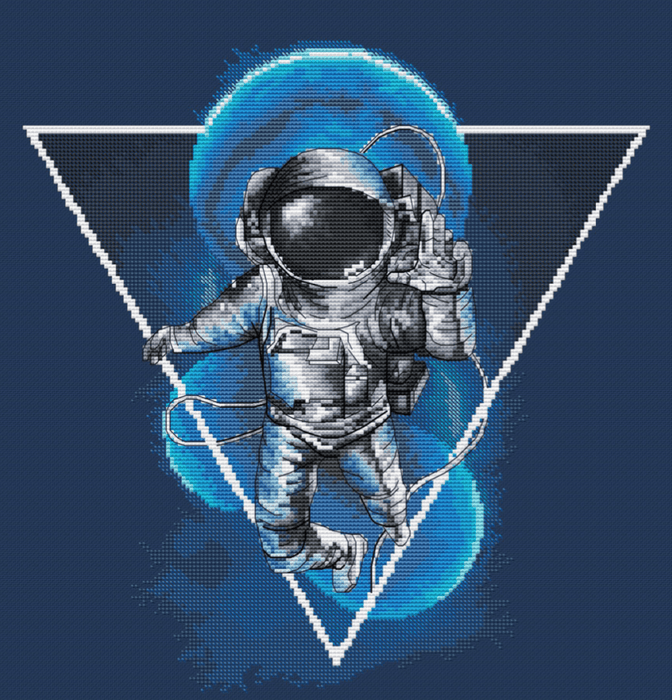 Infinite Space - PDF Cross Stitch Pattern - Wizardi