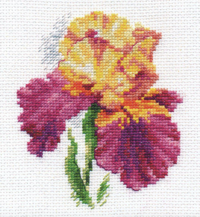 Irises 0-136 Counted Cross-Stitch Kit - Wizardi