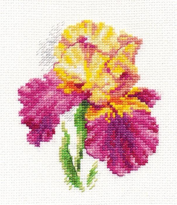 Irises 0-136 Counted Cross-Stitch Kit - Wizardi