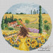 Italy. Tuscany Fields - PDF Cross Stitch Pattern - Wizardi
