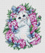 Kitten with Butterflies - PDF Cross Stitch Pattern - Wizardi