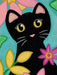 Kitty and Flowers CS2359 5.9 x 7.9 inches Crafting Spark Diamond Painting Kit - Wizardi