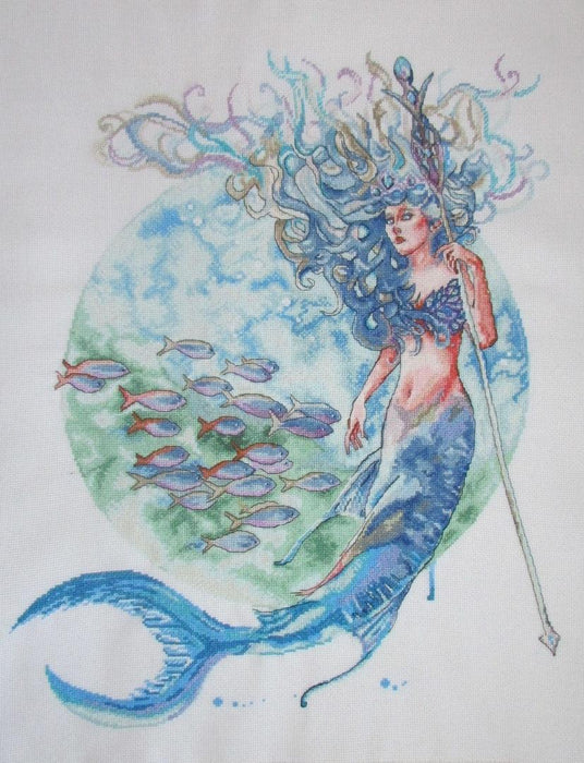 Lady of the Ocean - PDF Cross Stitch Pattern - Wizardi