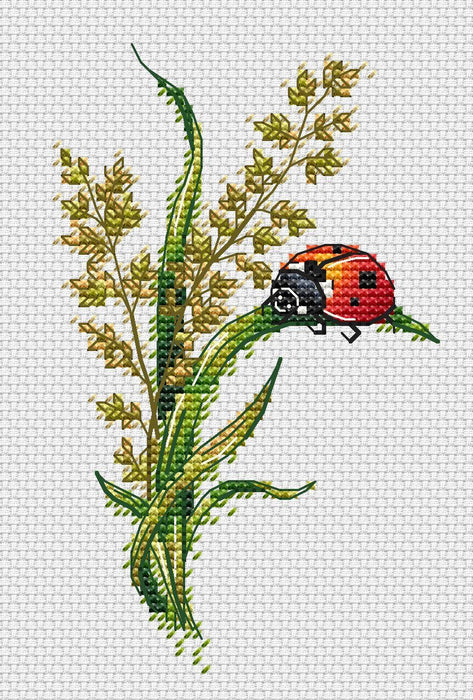 Ladybug - PDF Cross Stitch Pattern - Wizardi