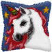 Latch hook cushion kit "Unicorn" 4119 - Wizardi
