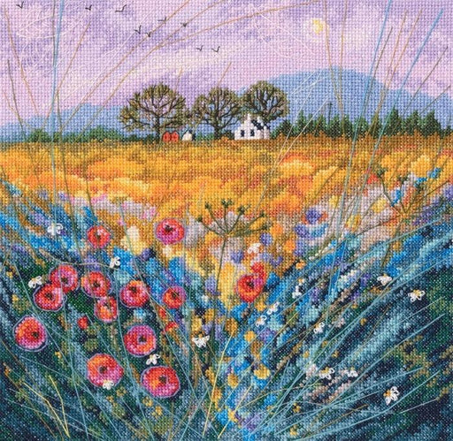 Late harvest poppies M692 Counted Cross Stitch Kit - Wizardi