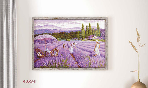 Lavender field BU5008L Counted Cross-Stitch Kit - Wizardi