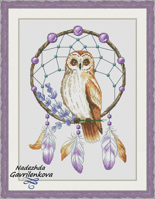 Lavender Mood - PDF Counted Cross Stitch Pattern - Wizardi