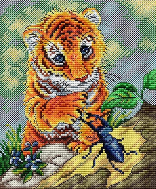 Lets be Friends SM-091 Counted Cross-Stitch Kit - Wizardi