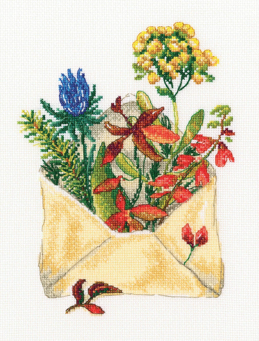 Letter from the forest M768 Counted Cross Stitch Kit - Wizardi