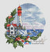 Lighthouse for Christmas - PDF Cross Stitch Pattern - Wizardi